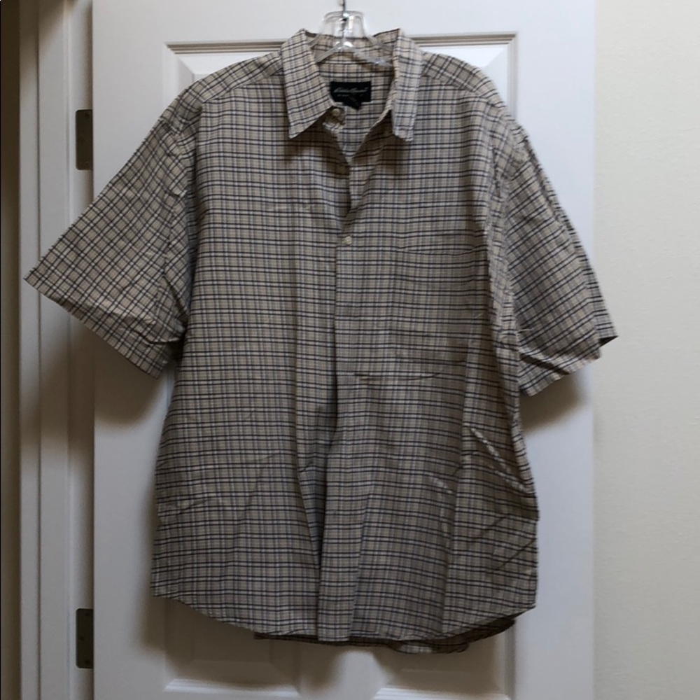 Men’s plaid Eddie Bauer shirt LOWEST PRICE!